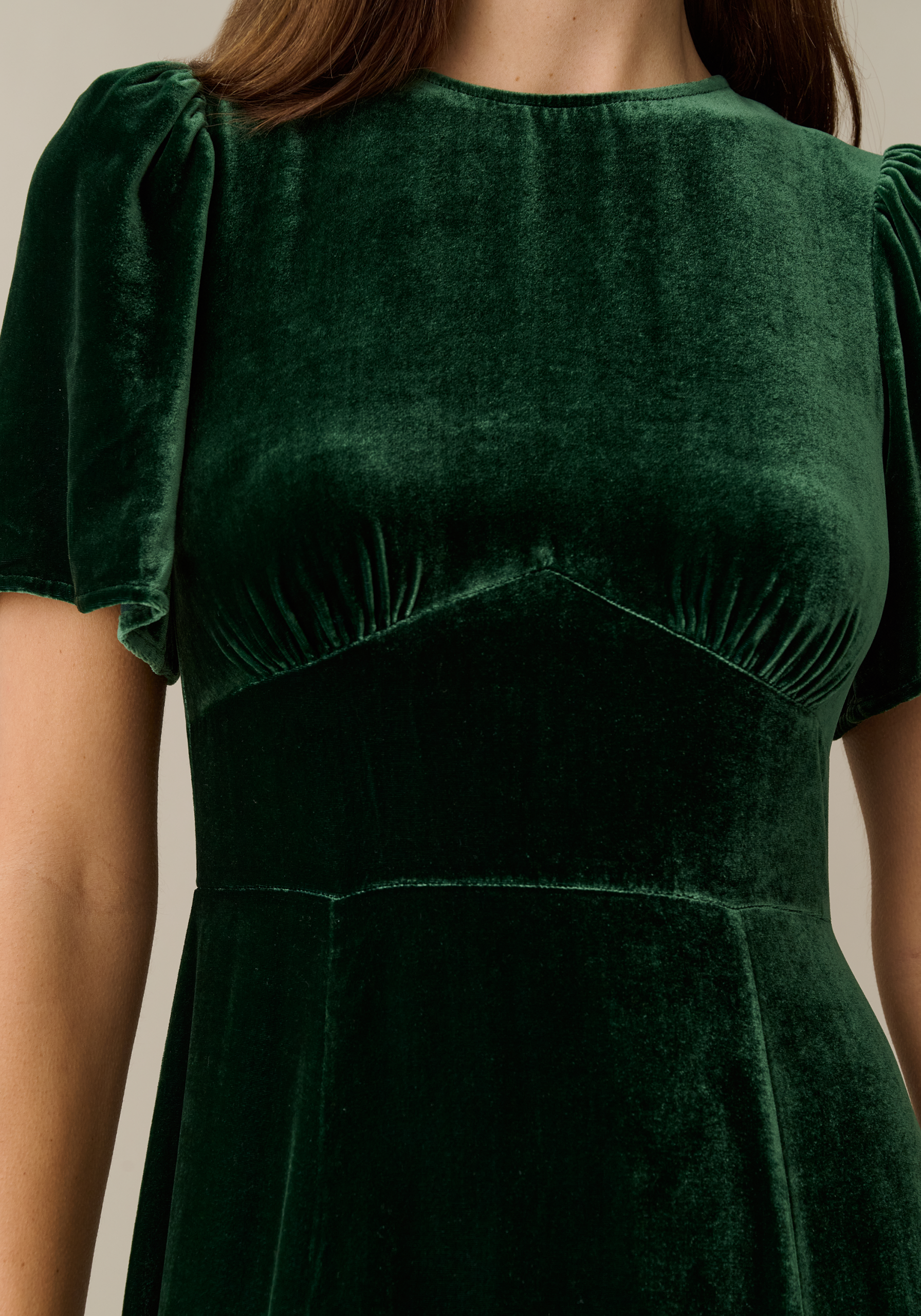 Amaris Silk Velvet Dress - Image 4